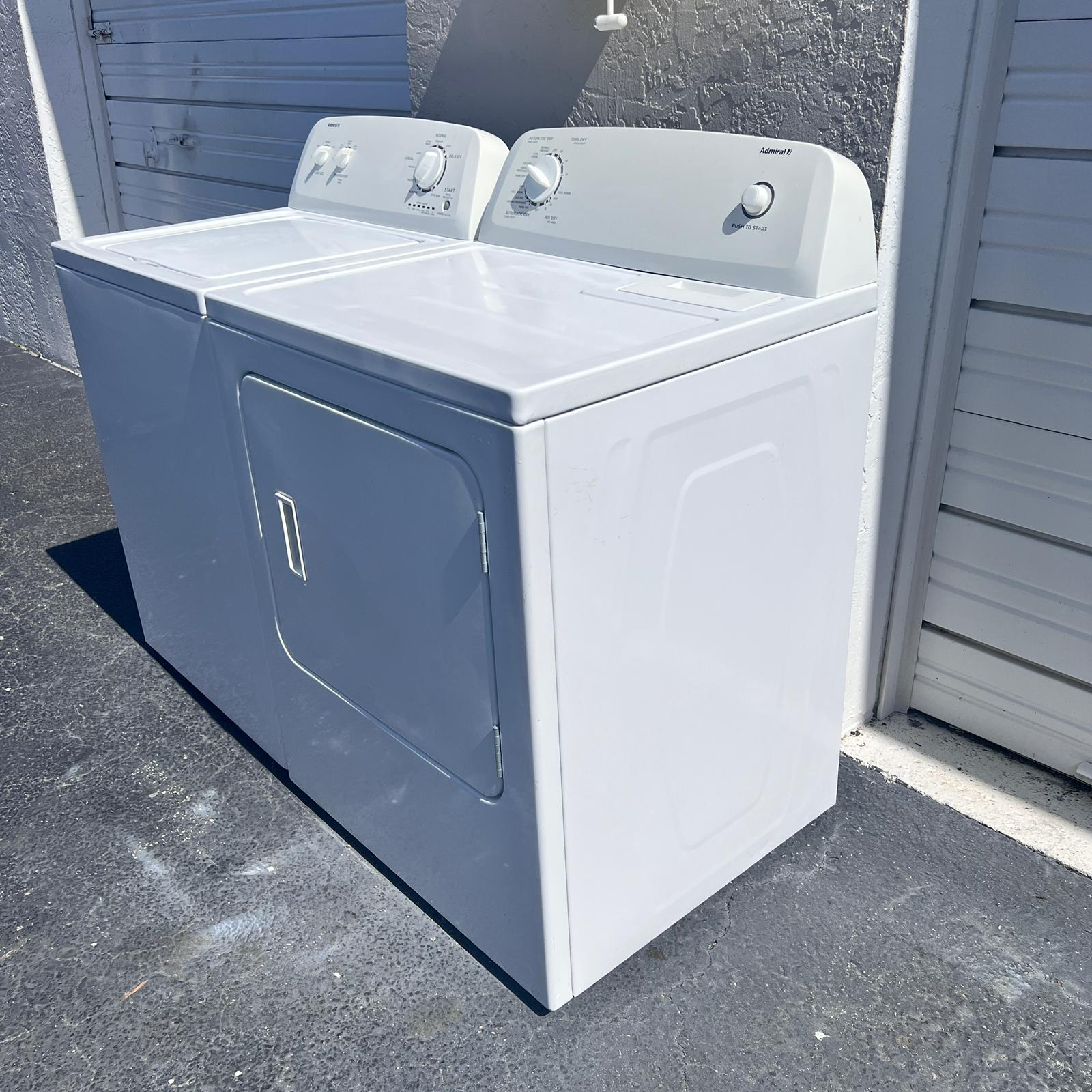 Admiral Washer and Dryer Set Admiral Washer and Dryer Set